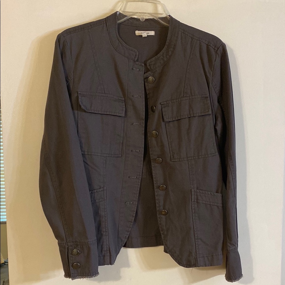 Maurices Black Military Field Jacket Tailored Structured Design